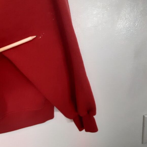 Vtg Y2k 2000s Red Russell Athletic Ohio State Buckeyes University Hoodie Men's M - Picture 8 of 10